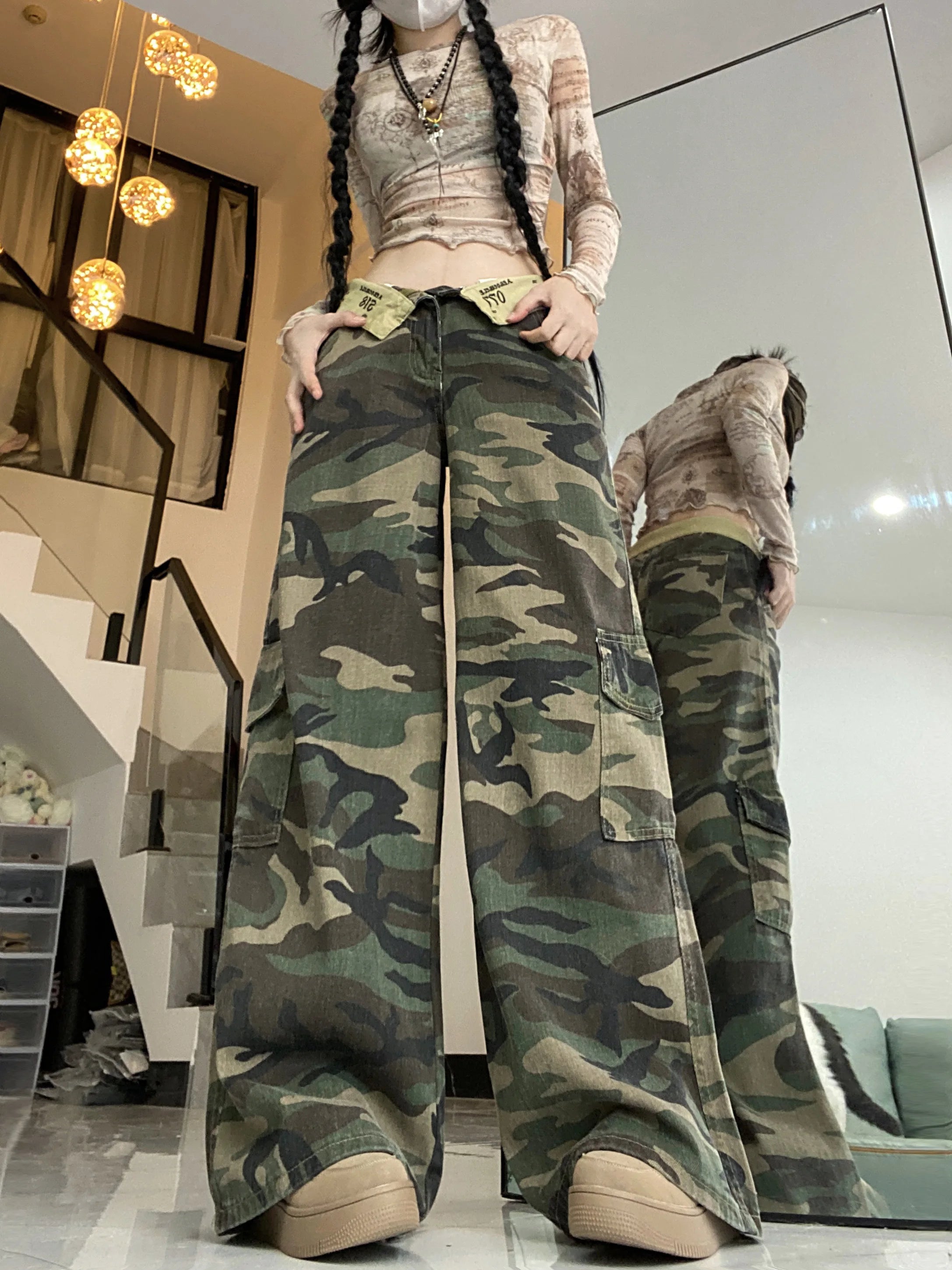 Dopamine Camouflage Pants